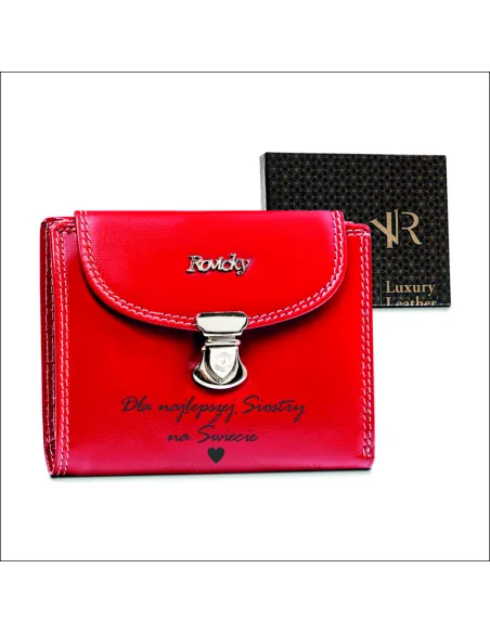 Elegancki damski portfel na PREZENT dla SIOSTRY