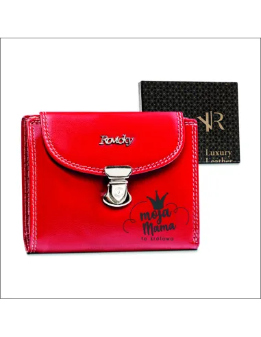 Damski portfel na Dzień Mamy TWÓJ NAPIS w pudełku