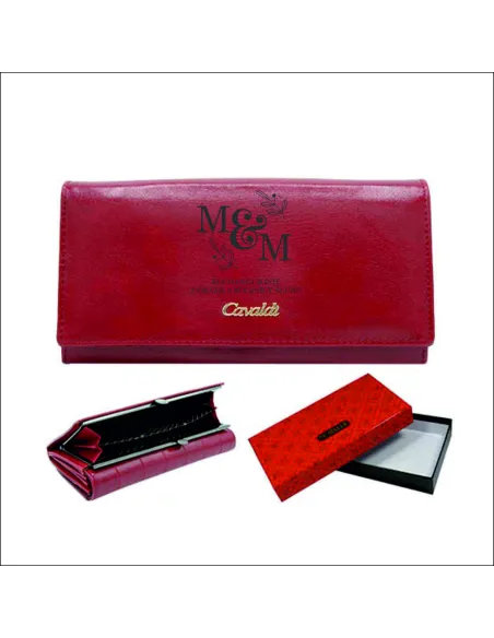 Portfel PREZENT DLA ŻONY rocznica ślubu INICJAŁY