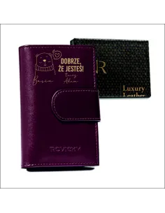 Portfel DLA NIEJ na prezent Z IMIENIEM walentynki