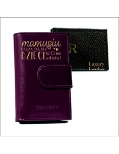 Portfel ROVICKY Dzień Mamy TWÓJ NAPIS w pudełku