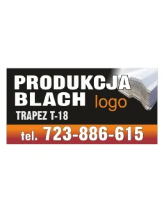 Baner reklamowy gotowe wzory banerów -  Produkcja blach