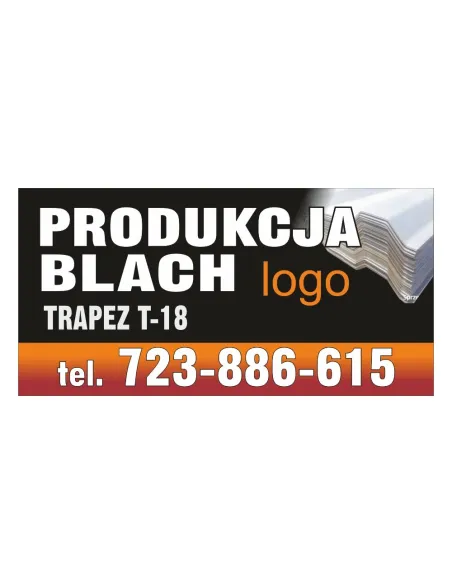 Baner reklamowy gotowe wzory banerów -  Produkcja blach