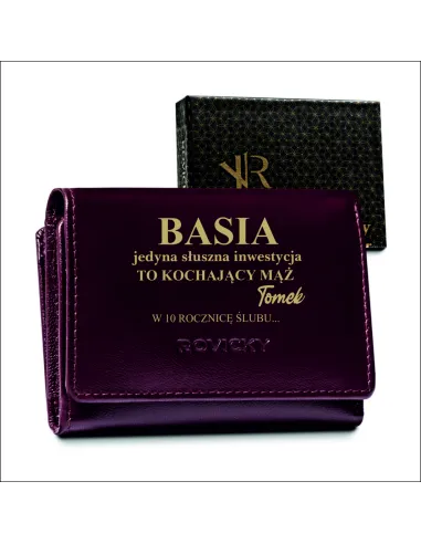 Eleganckie portfele KOBIECE WZORY prezent dla żony