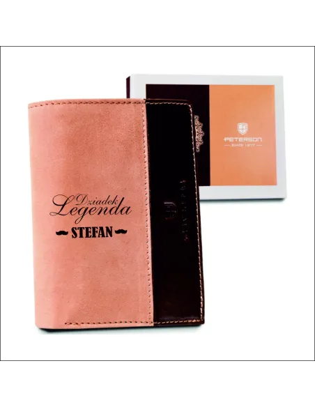 Portfel grawer PETERSON prezent DZIEŃ DZIADKA box