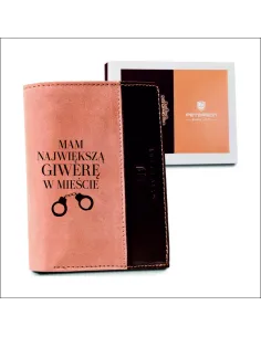 Portfel skóra 100% dla faceta prezent DUŻY WYBÓR