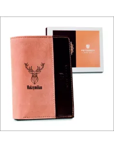 PREZENT dla faceta portfel SKÓRA grawer z imieniem