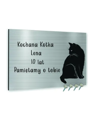 TABLICZKA NAGROBNA pamiątkowa dla psa kota NAGROBKOWA ALUMINIOWA 20x15