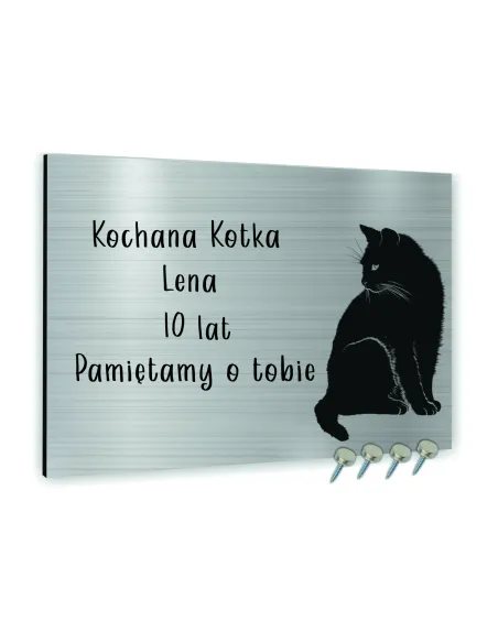 TABLICZKA NAGROBNA pamiątkowa dla psa kota NAGROBKOWA ALUMINIOWA 20x15
