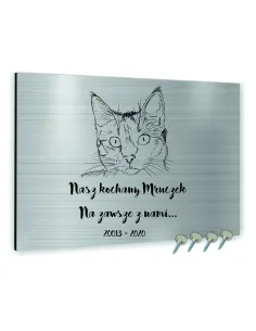 TABLICZKA NAGROBNA pamiątkowa dla psa kota NAGROBKOWA ALUMINIOWA 30x20
