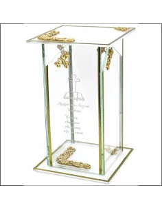 Ekskluzywny znicz szklany PERSONALIZOWANY GRAWER DLA MĘŻA