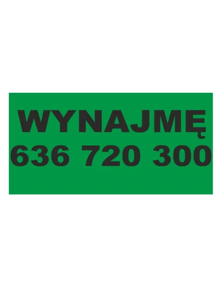 Baner reklamowy gotowe wzory banerów - Wynajmę