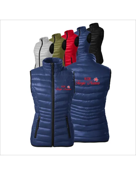 KAMIZELKA DAMSKA Z HAFTEM koło gospodyń wiejskich logo KGW twoja miejscowość