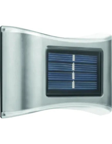 srebrna TABLICZKA ADRESOWA dibond z lampką numer domu 30x20 pionowa