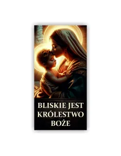 Baner religijny Adwentowy BLISKIE JEST KRÓLESTWO BOŻE 300x150 cm dużo wzorów