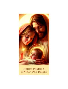 Baner religijny maryjny ŚWIĘTA RODZINA z Dzieciątkiem 300x150 cm dużo wzorów