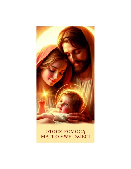 Baner religijny maryjny ŚWIĘTA RODZINA z Dzieciątkiem 300x150 cm dużo wzorów