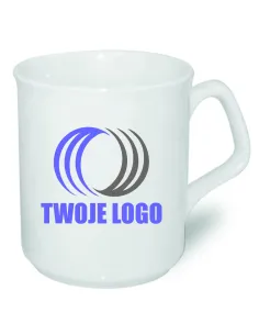 Kubek ceramiczny 270 ml z nadrukiem TWOJE LOGO NAPIS gadżet firmowy