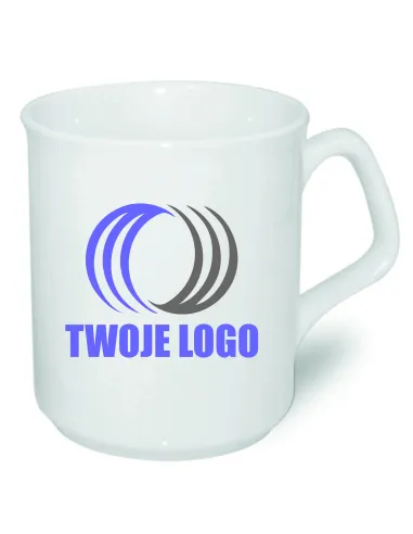 Kubek ceramiczny 270 ml z nadrukiem TWOJE LOGO NAPIS gadżet firmowy