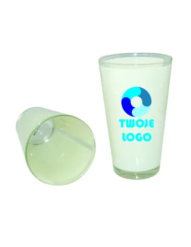 Szklanka Latte Duża nadruk TWOJE LOGO NAPIS gadżet firmowy 10 sztuk