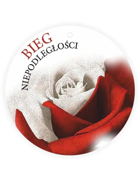 MEDAL z PLEXI z TWOIM napisem nadrukiem UV PATRIOTYCZNY bieg niepodległości 11 listopada