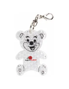 Brelok odblaskowy MIŚ reklamowy gadżet TWOJE LOGO NADRUK GRAFIKA 50 szt.