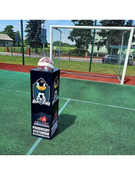 Stojak na piłkę nożną na reklamę logo Piłkarski podest reklamowy pod piłkę