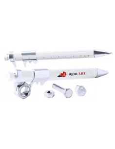 Plastikowy długopis z linijką Z TWOIM LOGO NAPISEM NADRUKIEM UV 100 sztuk