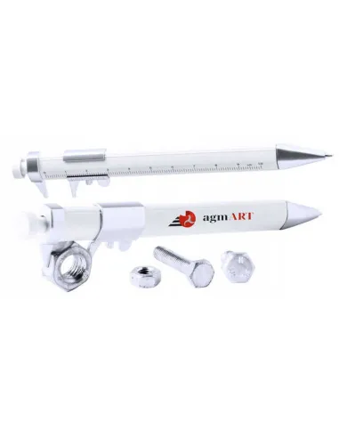 Plastikowy długopis z linijką Z TWOIM LOGO NAPISEM NADRUKIEM UV 100 sztuk