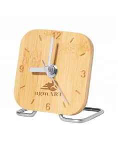 GRAWEROWANY Zegar biurkowy firmowy Z TWOIM LOGO NAPISEM 10 sztuk