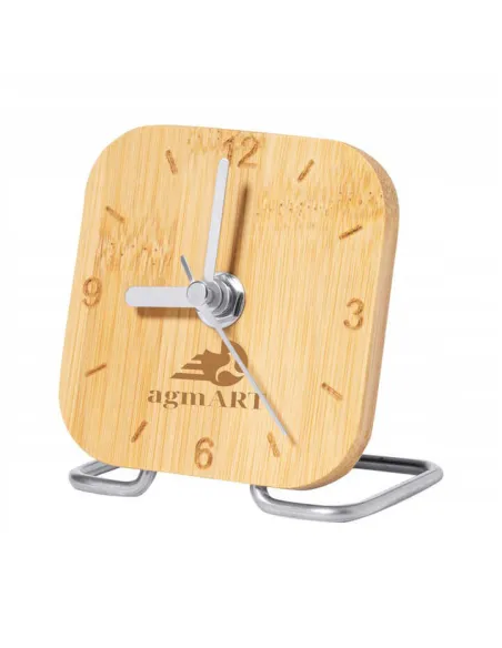 GRAWEROWANY Zegar biurkowy firmowy Z TWOIM LOGO NAPISEM 10 sztuk