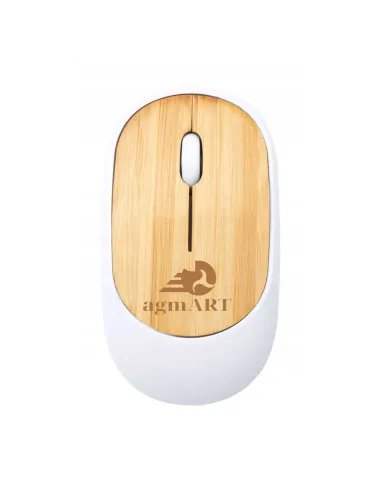 GRAWEROWANA Bezprzewodowa mysz optyczna Z TWOIM LOGO NAPISEM 50 sztuk