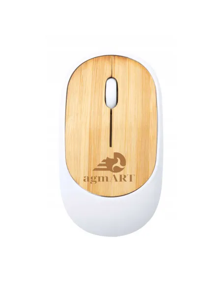 GRAWEROWANA Bezprzewodowa mysz optyczna Z TWOIM LOGO NAPISEM 50 sztuk