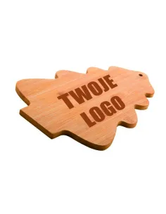 GRAWEROWANA deska do krojenia choinka świąteczna firmowa Z TWOIM LOGO 50szt