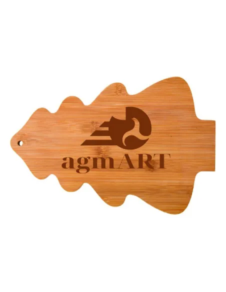 GRAWEROWANA deska do krojenia choinka świąteczna firmowa Z TWOIM LOGO 10szt