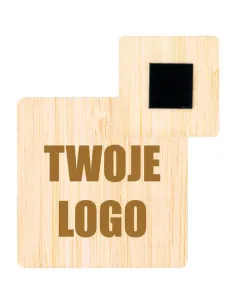 GRAWEROWANY Magnes na lodówkę kwadratowy reklamowy Z TWOIM LOGO 50 szt