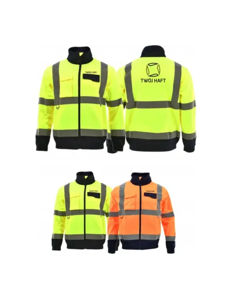 Bluza Z WŁASNYM HAFTEM LOGO odzież robocza firmowa reklamowa
