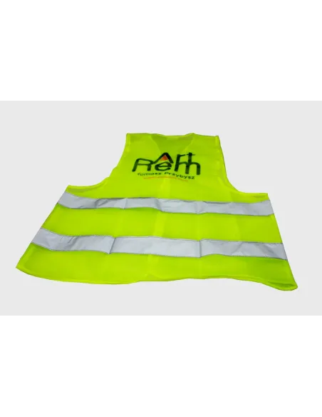 Kamizelka odblaskowa z nadrukiem tył dla dzieci 1 szt