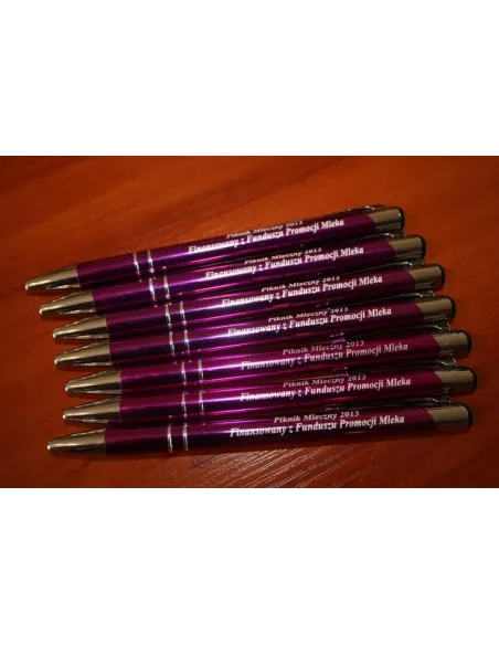 Długopisy Cosmo reklama nadruk UV 25 szt