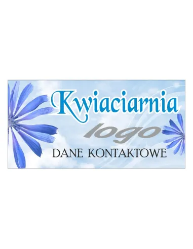 Baner reklamowy gotowe wzory banerów - Kwiaciarnia