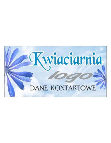 Baner reklamowy gotowe wzory banerów - Kwiaciarnia