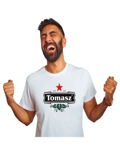 Koszulka z imieniem Prezent dla Piwosza imię