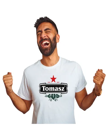 Koszulka z imieniem Prezent dla Piwosza imię