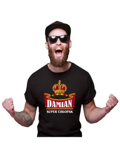 Koszulka z imieniem Prezent dla Piwosza imię super chłopak