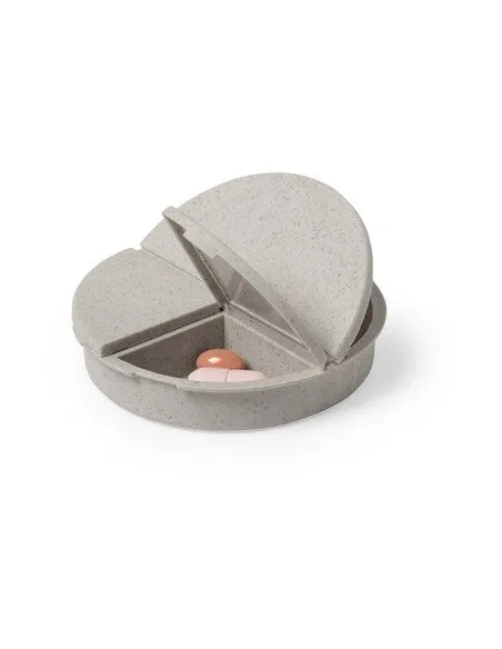 BAMBUSOWY POJEMNIK REKLAMOWY NA TABLETKI z nadrukiem UV LOGO 50  szt