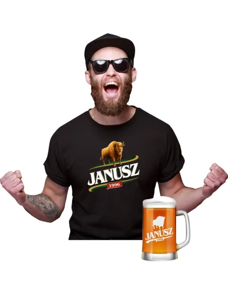 Koszulka + Kufel PREZENT na URODZINY 30 40 50 60