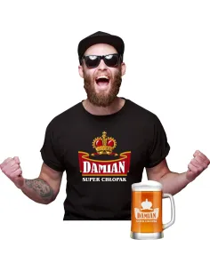 Koszulka + Kufel PREZENT na URODZINY 30 40 50 60