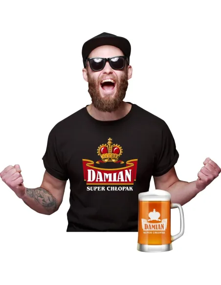 Koszulka + Kufel PREZENT na URODZINY 30 40 50 60