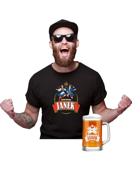 Koszulka + Kufel PREZENT na URODZINY 30 40 50 60