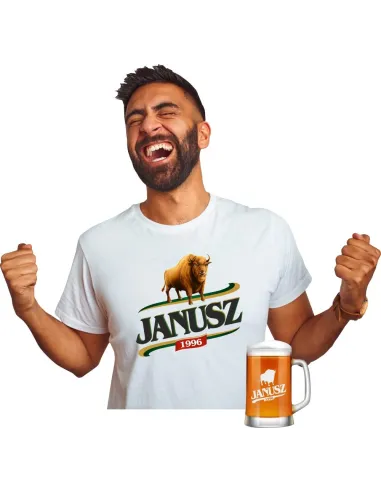 Koszulka + Kufel PREZENT na URODZINY 30 40 50 60